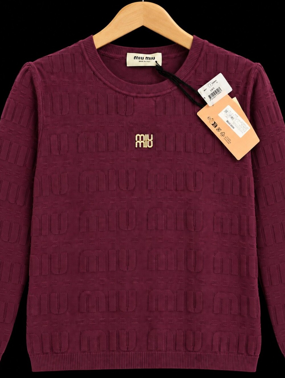 Miu Miu Sweater in Burgundy